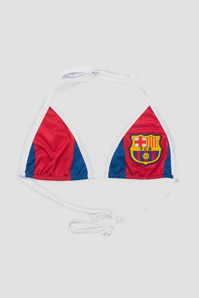 Frankie Collective Rework Barcelona Soccer Jersey Triangle Top