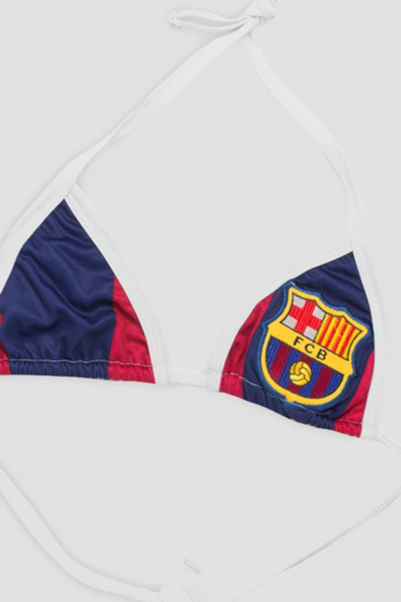 Frankie Collective Rework Soccer Jersey Barcelona Triangle Top