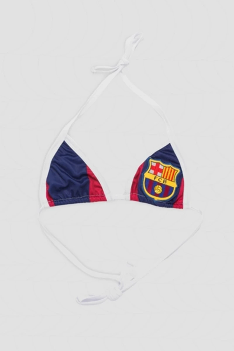 Frankie Collective Rework Soccer Jersey Barcelona Triangle Top
