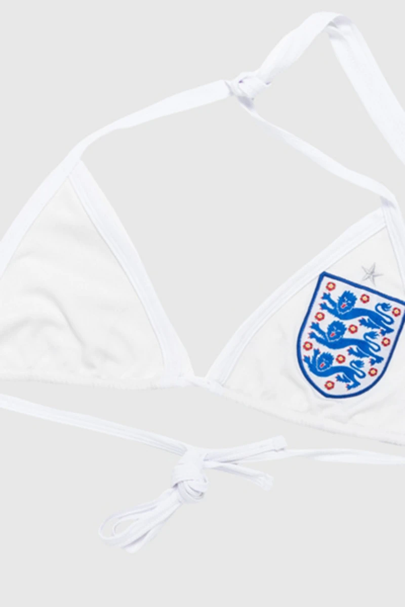 Frankie Collective Rework England Soccer Jersey Triangle Top