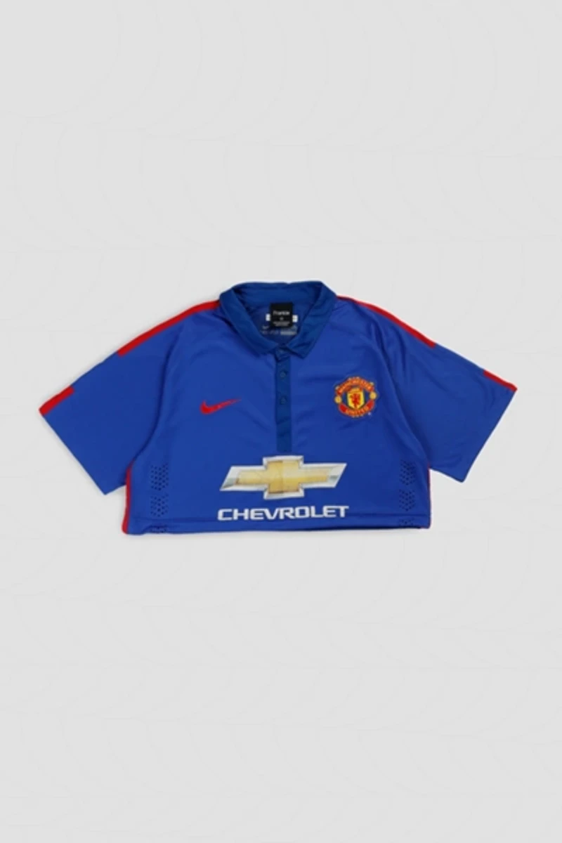 Frankie Collective Rework Crop Manchester Soccer Jersey