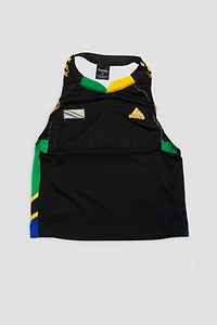 Frankie Collective Rework Tanzania Soccer Jersey Halter Top