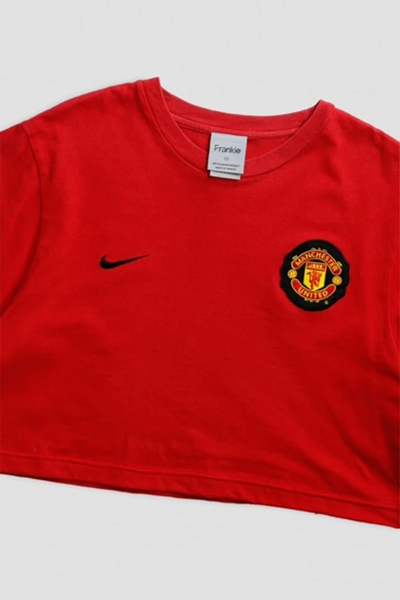 Frankie Collective Rework Crop Manchester Soccer Tee