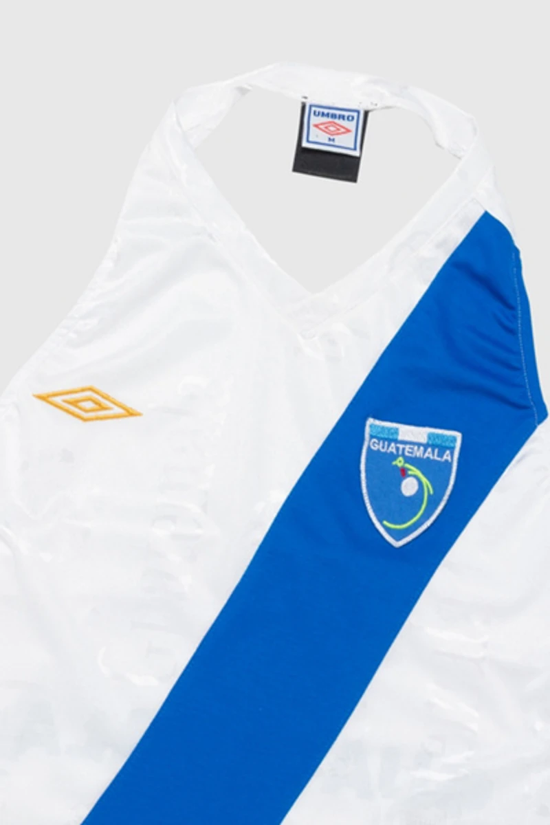 Frankie Collective Rework Guatemala Soccer Jersey Halter Top