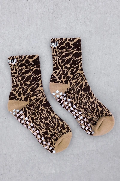 Brogi Yoga Animal Print Grip Pilates Socks