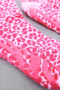 Brogi Yoga Animal Print Grip Pilates Socks