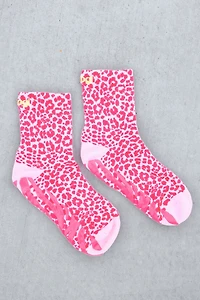 Brogi Yoga Animal Print Grip Pilates Socks