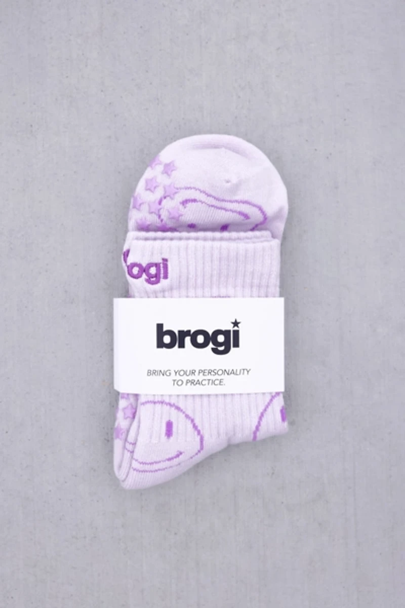 Brogi Yoga Smiley Grip Pilates Socks