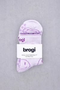 Brogi Yoga Smiley Grip Pilates Socks