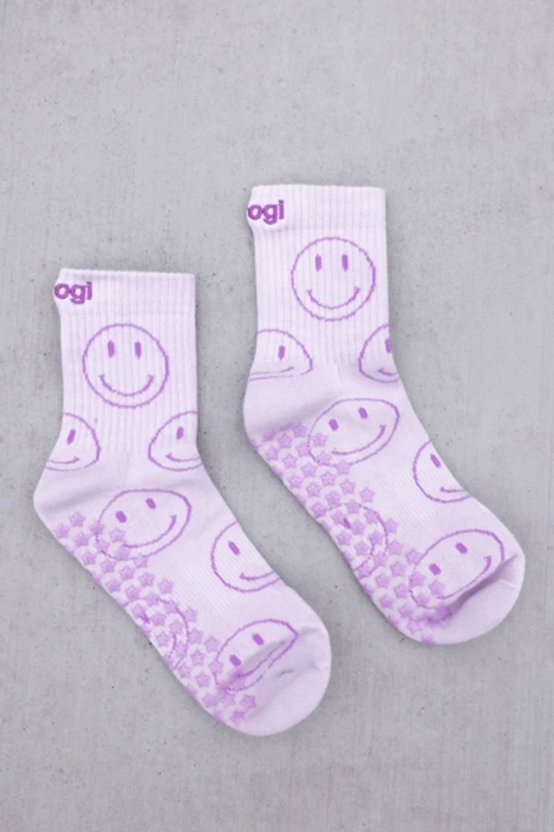 Brogi Yoga Smiley Grip Pilates Socks