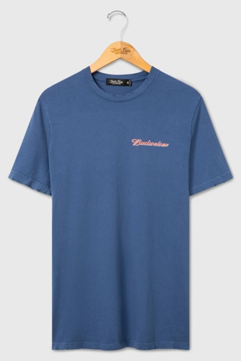 Junk Food Budweiser Baseball Bats Vintage Tee