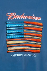 Junk Food Budweiser Baseball Bats Vintage Tee