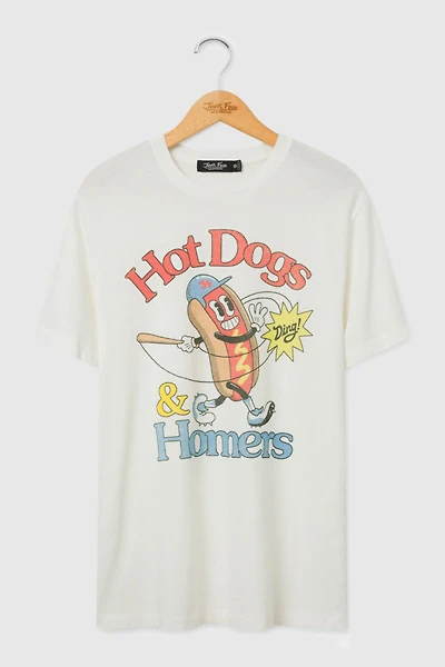 Junk Food Hot Dogs and Homers Vintage Tee