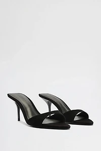 Schutz Elodie Suede Heeled Sandals