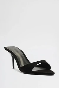 Schutz Elodie Suede Heeled Sandals