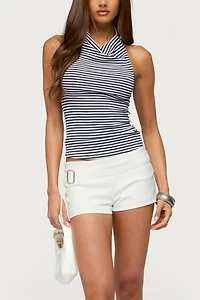 Edikted Freyan Belted Shorts