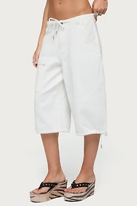 Edikted Cargo Bermuda Shorts
