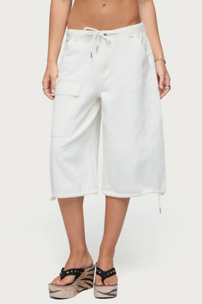 Edikted Cargo Bermuda Shorts