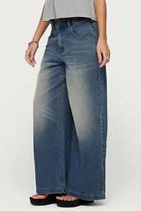 Edikted Sabira Low Rise Baggy Jeans