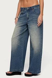 Edikted Sabira Low Rise Baggy Jeans