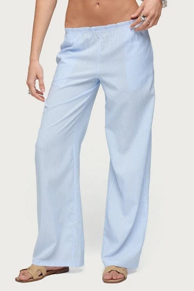 Edikted Cersei Striped Low Rise Pants
