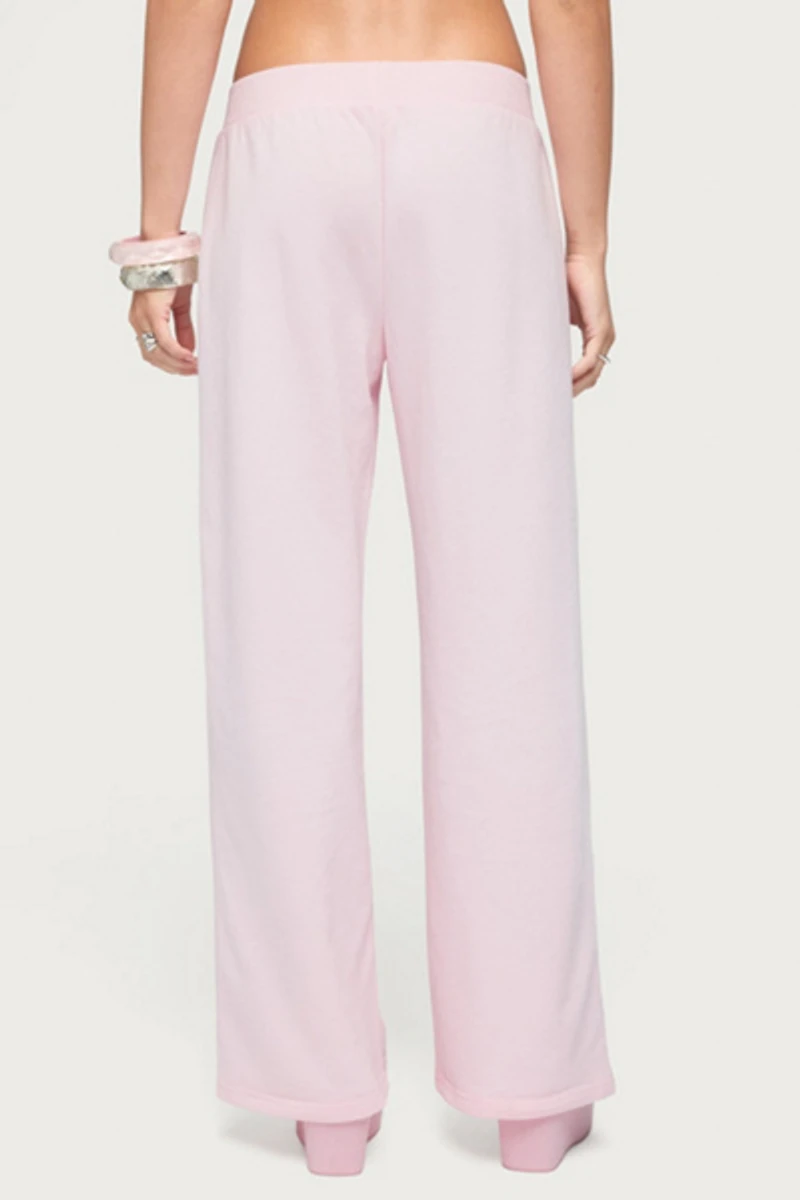 Edikted Studio Rhinestone Sweatpants
