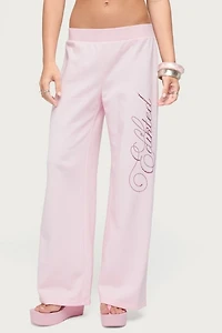 Edikted Studio Rhinestone Sweatpants