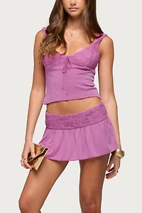 Edikted Vessa Lacey Mini Skort