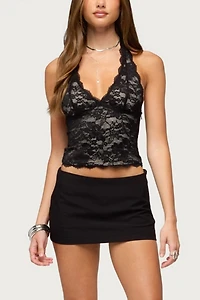 Edikted Dessa Lace Halter Top