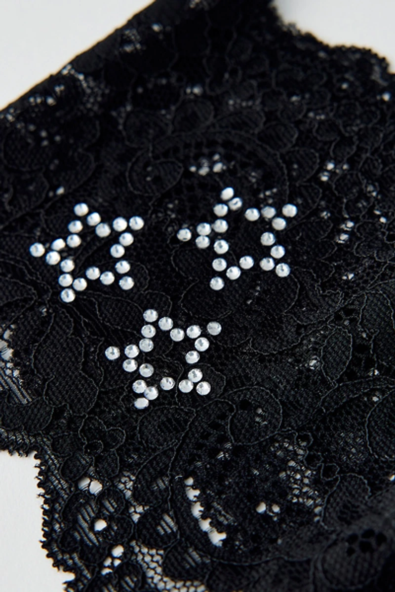 Julie Star Gem Soft Lace Headband