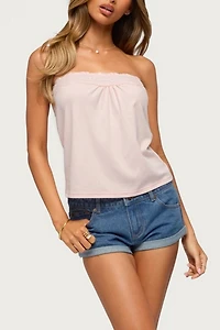 Edikted Kittey Lacey Strapless Top