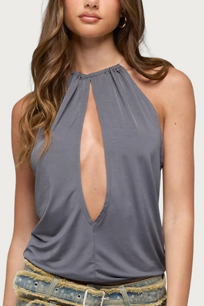 Edikted Tesa Gathered Cutout Top