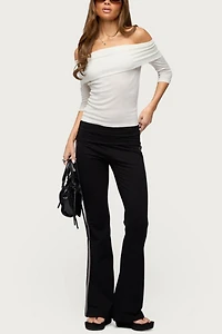Edikted Thais Foldover Backless Top
