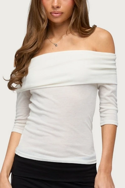 Edikted Thais Foldover Backless Top