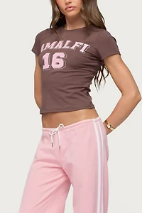 Edikted Amalfi Contrast T Shirt