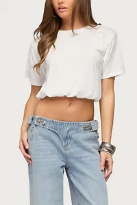 Edikted Raina Bubble T Shirt