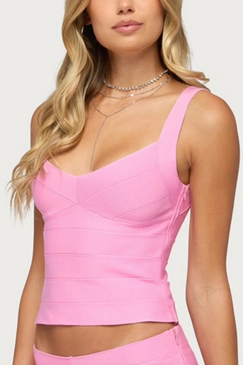 Edikted Ianthe Knit Bandage Top