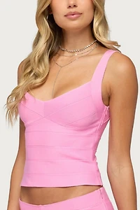 Edikted Ianthe Knit Bandage Top