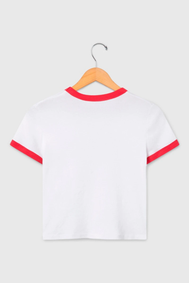 Junk Food Budweiser Ringer Baby Tee