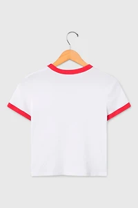 Junk Food Budweiser Ringer Baby Tee