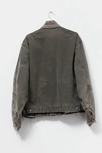 Vintage Y2K Carhartt  Distressed Green Detroit Jacket