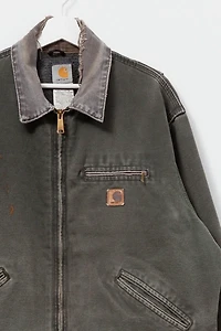 Vintage Y2K Carhartt  Distressed Green Detroit Jacket