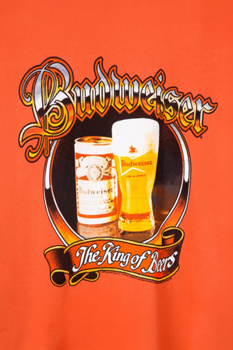 Junk Food Budweiser King of Beers Vintage Tee