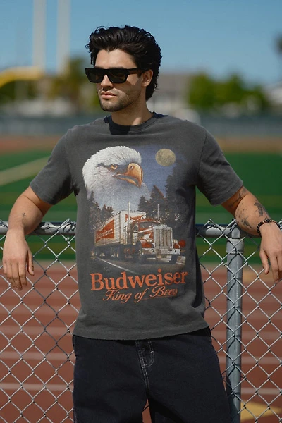Junk Food Budweiser Semi Truck Vintage Tee