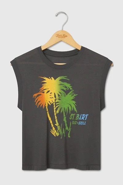 Junk Food St. Barts Bar and Grill Vintage Tissue Tank