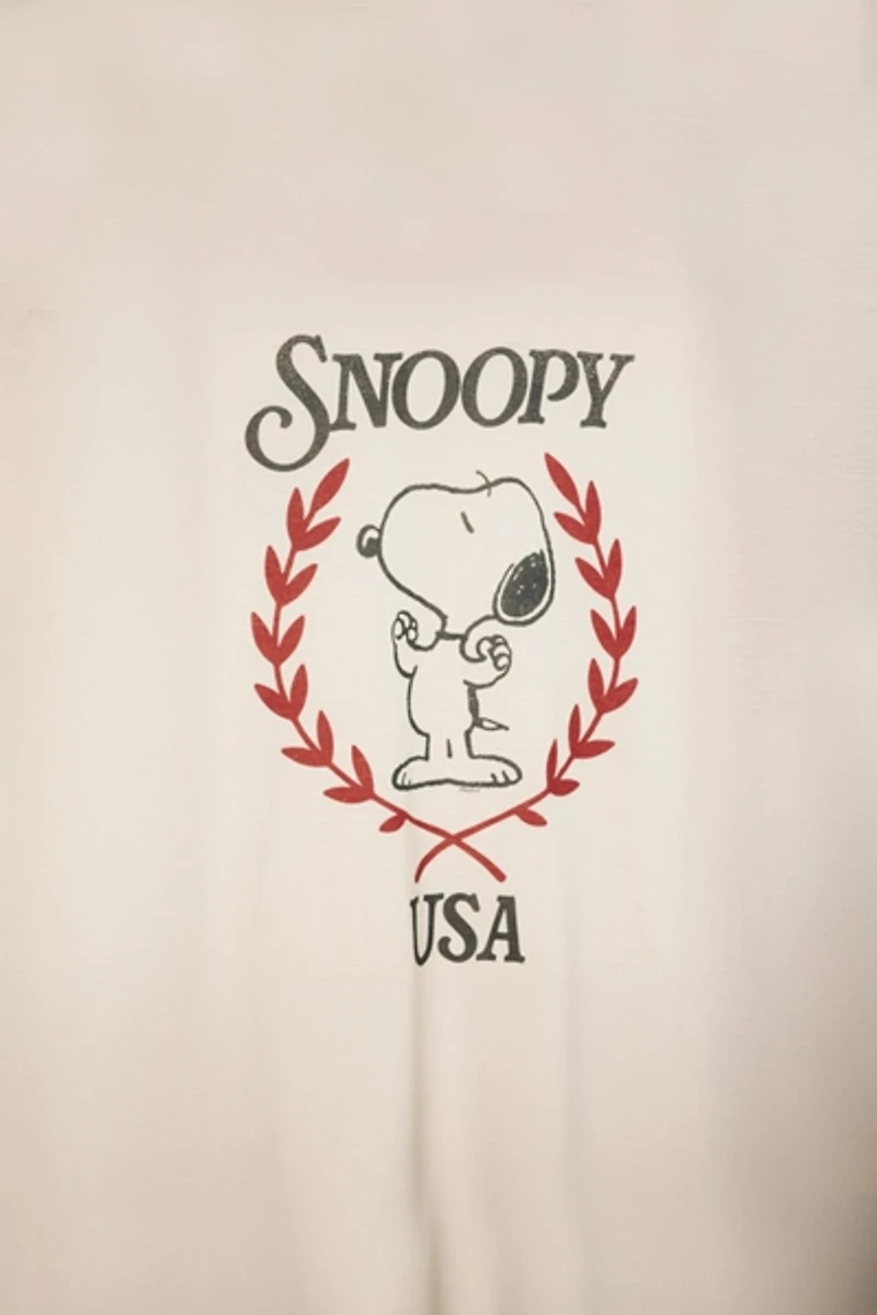 Junk Food Snoopy USA Vintage Tissue Tank