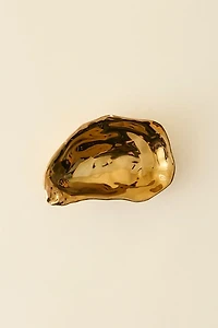 Oyster Plated Ceramic Catch-All Dish