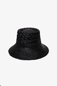 Wyeth Fina Raffia Crochet Bucket Hat