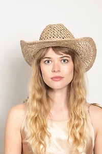 Wyeth Jessica Straw Cowboy Hat