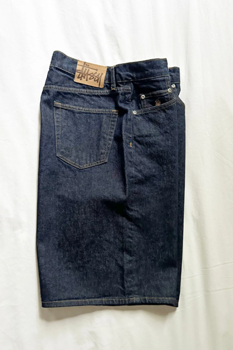 Stussy Big Ol Baggy Dark Rinse Denim Shorts